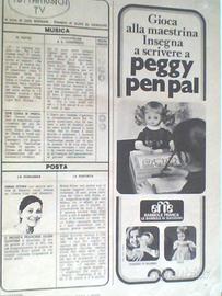 Pubblicità EFFE bambole Franca - Peggy Tato Tesoro