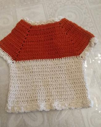 Maglietta cotone 0 2 mesi