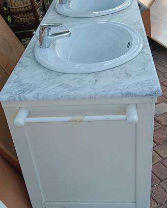 Mobile Bagno Completo Doppio  e Specchiera