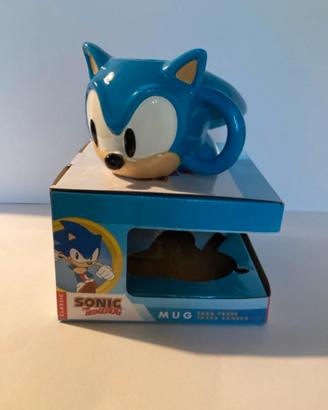 Tazza 3D Sonic in ceramica 355 ML in confezione