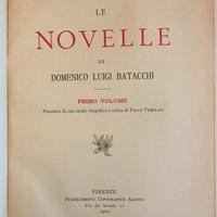 Le Novelle di Domenico Luigi Batacchi 1910