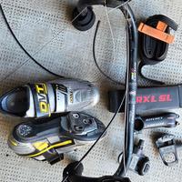 manubrio completo con cambio 105