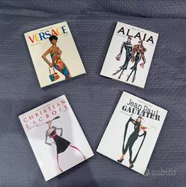 libri moda Gaultier, Versace, Lacroix e Alaïa