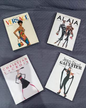 libri moda Gaultier, Versace, Lacroix e Alaïa