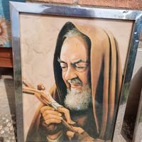 Fotografia Padre Pio con cornice