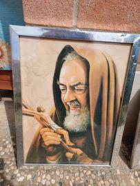 Fotografia Padre Pio con cornice