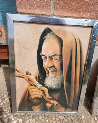 Fotografia Padre Pio con cornice