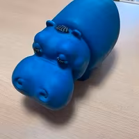 Ippopotamo Lines Pippo anni 80 vintage