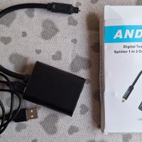 Splitter Fibra Ottico Audio Digitale (Funzionante)