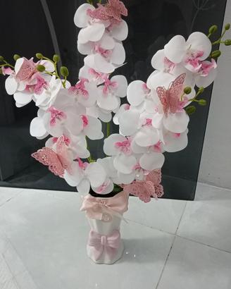 🌸 Composizione di orchidee artificiali di lusso –