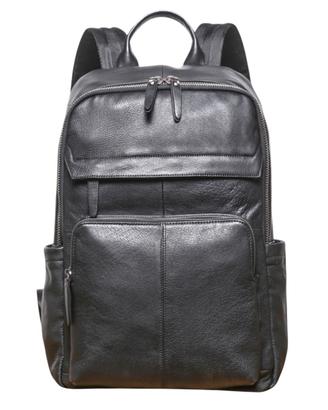 Zaino Nero in Pelle Porta PC da Lavoro