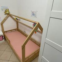 Letto a capanna H 80x190  Mon Lit Cabane