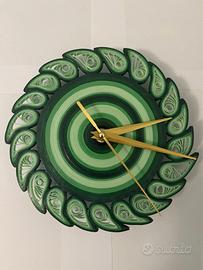 🕒 Orologio verde fatto a mano – Artigianale 🕒
