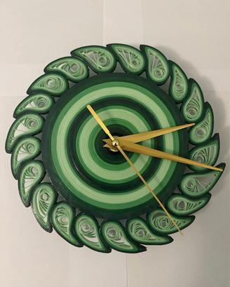 🕒 Orologio verde fatto a mano – Artigianale 🕒