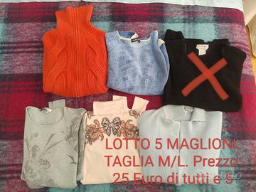 Maglieria donna per cambio taglia
