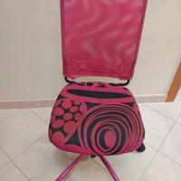 Sedia da scrivania con ruote