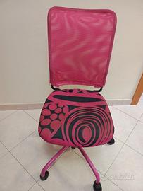 Sedia da scrivania con ruote