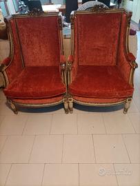 Poltrone stile "Luigi XVI"