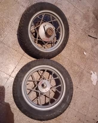 cerchi grimeca con gomme per gilera eco 
