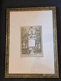 Incisione DARKO (Bevilacqua) - Prova d'Autore - ms