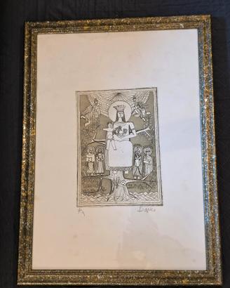 Incisione DARKO (Bevilacqua) - Prova d'Autore - ms