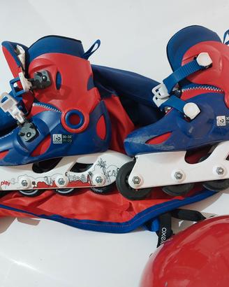 Pattini Roller oxelo con tutti gli accessori