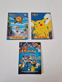 Lotto 3 Carte Pokémon Topps Serie 1 (1999)