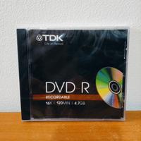 DVD-R TDK Recordable 16X 120 Min 4.7GB - Nuovo 