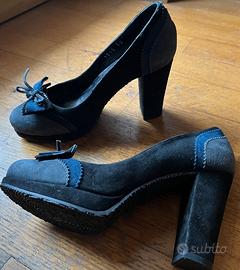 Decolté DOLCENERA scamosciate con tacco alto