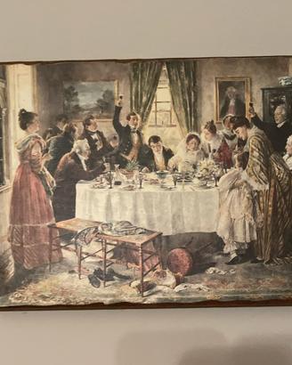 Due tavolette d’arte vintage Walter Dendy Sadler