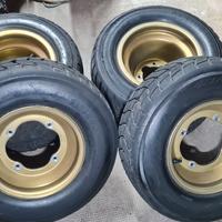 kit cerchi/gomme per quad yamaha