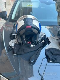 casco bmw con doppia visiera