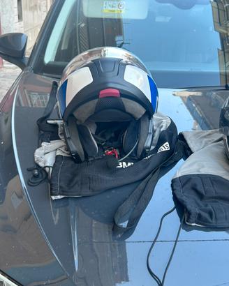 casco bmw con doppia visiera