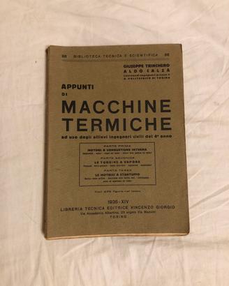 Appunti di macchine termiche 1936 Politecnico To