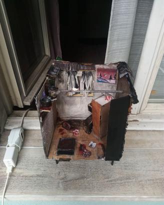 horror diorama homemade fatto a mano creazione