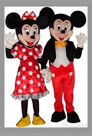 Coppia Mascotte Professionali Topolino e Minnie