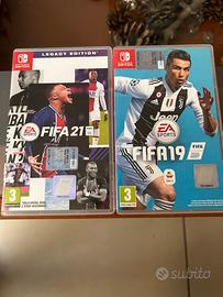 Giochi switch fifa 19 +fifa 21