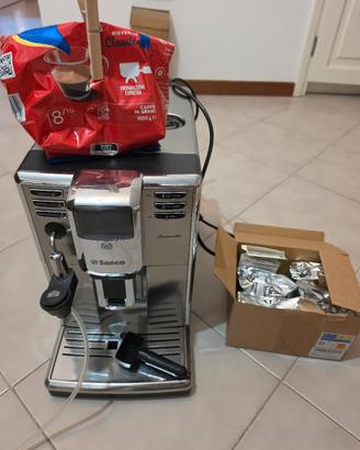 macchina caffe, cappuccino bevande, saeco incanto 