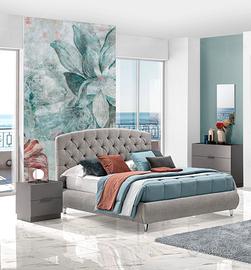 Cassettiera piu due comodini grigio ardesia