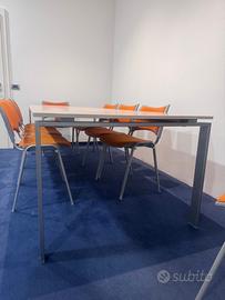 tavolo riunione con 8 sedie