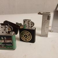 Lotto 4 accendini vintage benzina e gas
