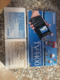Casio televisore a colori tascabile LCD TV-1400