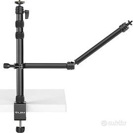LS11 Camera Mount Desk Stand with Auxiliary Holdin