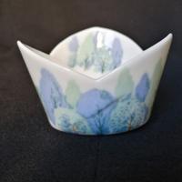 Ciotola porcellana petali fiore