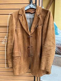 Giacca in vera pelle di Daino Anni ‘70 - ‘80