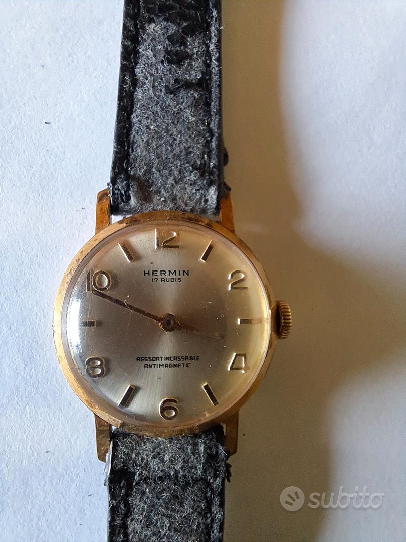 Rubis Antimagnetic Orologio Hermin 17 Rubis Sostituzione Vetro