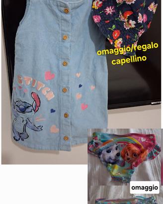 scamiciato cotone cm92 18/24mesi Stitch Primark 