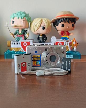 Fotocamera Sony DSC-W50 + batteria + memory stick