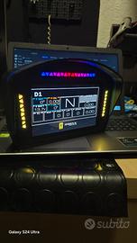 Dashboard Sim Racing con LED, personalizzabile.