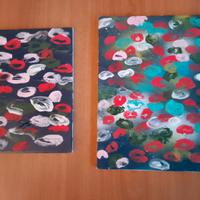 DUE PICCOLI QUADRI ASTRATTI